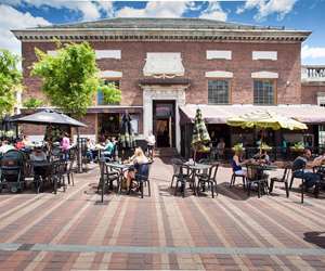 Sweetwaters patio on a beautiful summer day. 