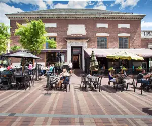 Sweetwaters patio on a beautiful summer day. 